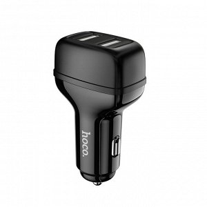 Автомобильное зарядное устройство Hoco Leader Dual Port Car Charger / 2 USB 2.4A