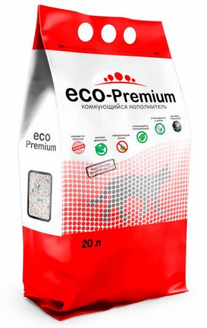 ECO Premium GREEN наполнитель древесный сосна 7,6 кг 20 л