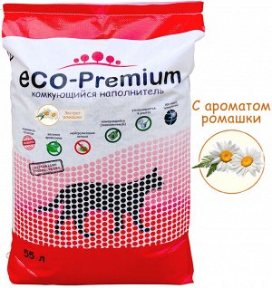 ECO Premium Ромашка наполнитель древесный ромашка 20,2 кг 55 л