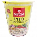 VIFON лапша рисовая вкус курицы, стакан, 60 гр. 1*24