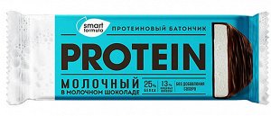 Батончик Smart Formula протеиновый молочный в шоколаде 40г