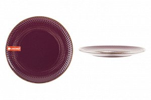 "Ornament" Burgundy Тарелка десертная 19,5см