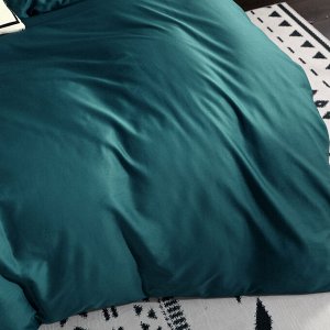 Viva home textile Комплект постельного белья Однотонный Сатин Премиум на резинке OCPR007