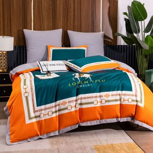 Viva home textile Комплект постельного белья Сатин Роял Тенсель Матрикс TLA009