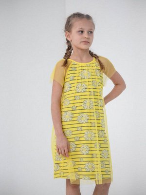 Платье для девочки Сherubino CSKG 63082-30-311 Желтый