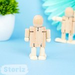 Деревянная фигурка робота 11,3 см