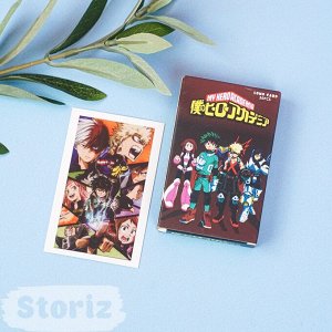 Набор картонных карточек "My Hero Academia № 2" 30шт.