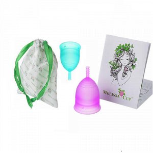 Набор из 2-х менструальных чаш, размер M+S MelissaCup, 2 шт