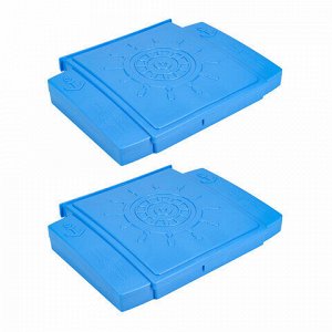 Игра настольная "Морской бой", игровое поле 2 шт., фишки, фигурки кораблей, РК, ИН-1760