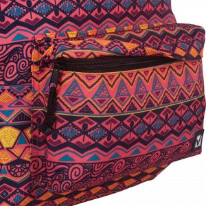 Рюкзак BRAUBERG универсальный, сити-формат, оранжевый, &quot;Сафари&quot;, 23 литра, 43х34х15 см, 226413