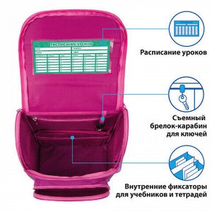 Ранец ПИФАГОР BASIC, с эргономичной спинкой, &quot;Smart owls&quot;, 35х28х18 см, 229933