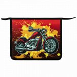 Папка для тетрадей ПИФАГОР А5, 1 отделение, пластик, на молнии, &quot;Moto&quot;, 271091