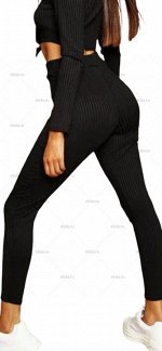 Леггинсы женские Гламур 2006. в рубчик (лапша). Состав:90%Хлопок 10%Эластан. пр. Китай.