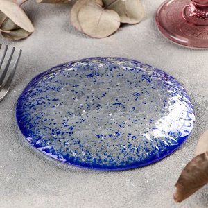 Тарелка пирожковая Magistro «Голубой бриллиант», d=14,5 см