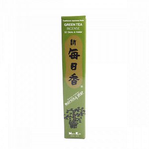 Японские благовония MS Green Tea 50 палочек с подставкой