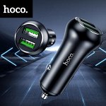 Автомобильное зарядное устройство Hoco Sharp Speed Dual Port / 36W QC3.0