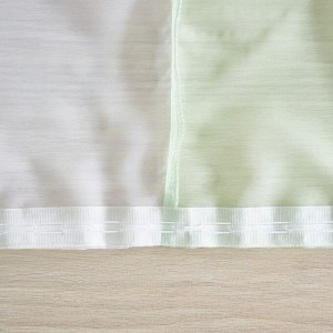 Комплект штор для кухни «Лидия», 250х160 см, цвет фисташка