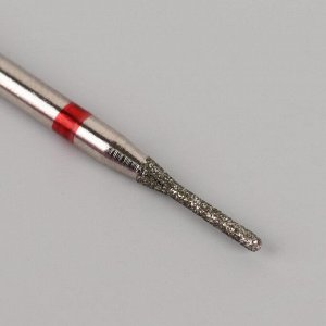 Фреза алмазная для маникюра «Цилиндр», мелкая зернистость, 2,1 x 8 мм