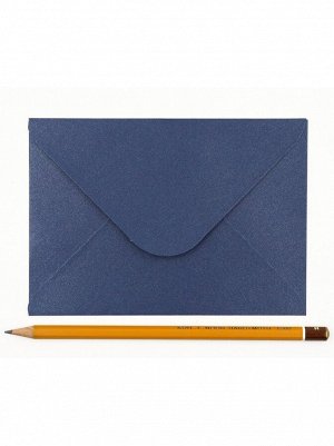 Конверт 11 х 15 см дизайнерская бумага цвет Синий