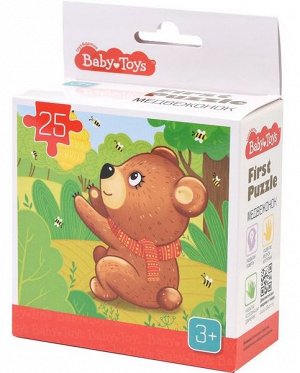 Пазл First Puzzle "Медвежонок" (25 эл) Baby Toys