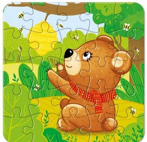 Пазл First Puzzle "Медвежонок" (25 эл) Baby Toys