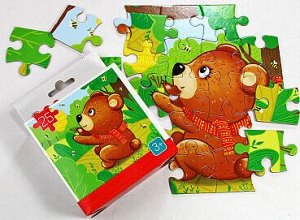 Пазл First Puzzle "Медвежонок" (25 эл) Baby Toys