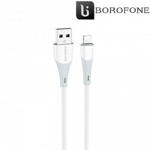 USB кабель Borofone Charging Data Cable For Lightning / 2.4A