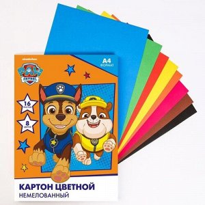 Картон цветной 8 цв. 16 л. Paw Patrol , А4