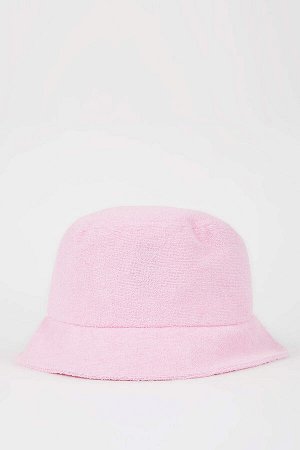 Женская хлопковая шляпа-ведро