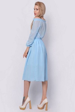Платье / PATRICIA by La Cafe F14639 бледно-голубой