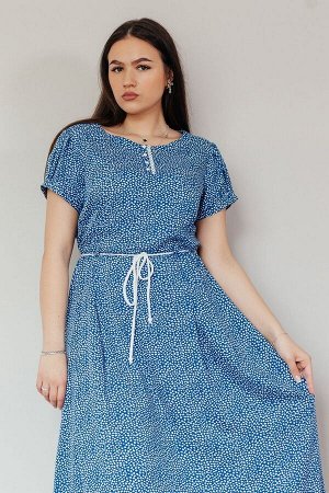 Платье / MadameRita 5144 голубой