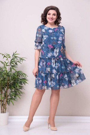 Платье / Moda Versal П2328 синий
