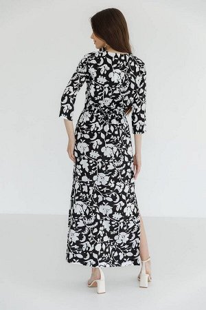 Платье / Ivera 1088 черный, белый