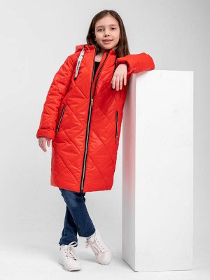 yollochka Пальто для девочки &#039;Боро&#039; красный