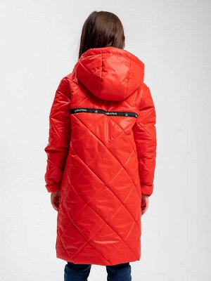 Пальто для девочки 'Боро' красный