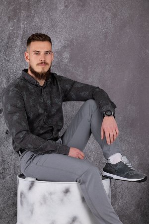 Рубашка с длинным рукавом мужская