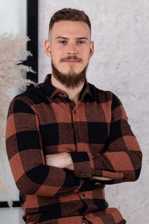 Рубашка с длинным рукавом мужская