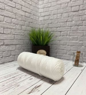 Шнур полипропиленовый Белый (801) 4 мм 2 нити для рукоделия/шнур для макраме/для вязания сумок/корзин/ковров.
