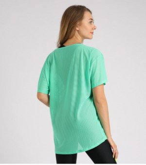 Футболка Ментол
 Материал: microMeryl (сетка)
Женская удлиненная футболка свободного кроя (термо "SELF").
Материал:
microMeryl (сетка) - "дышащая", легкая ткань, которая отличается повышенной прочност