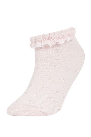 Набор из 12 коротких носков из хлопка для девочек