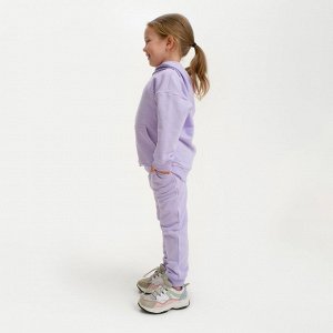 Костюм для девочки (худи, брюки) KAFTAN "Basic line", размер 40 (158-164), цвет лиловый