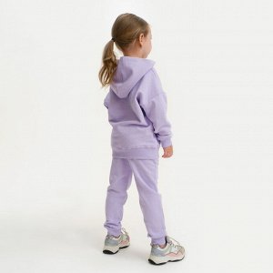 Костюм для девочки (худи, брюки) KAFTAN Basic line 28 (86-92 см), лиловый