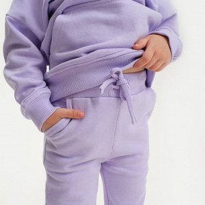 Костюм для девочки (худи, брюки) KAFTAN Basic line 28 (86-92 см), лиловый