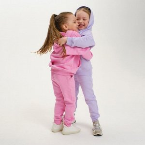 Костюм для девочки (худи, брюки) KAFTAN Basic line 28 (86-92 см), лиловый