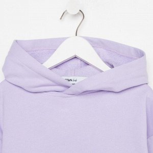 Костюм для девочки (худи, брюки) KAFTAN Basic line 28 (86-92 см), лиловый