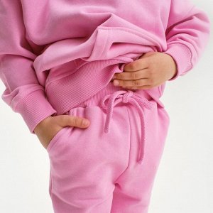 Костюм для девочки (худи, брюки) KAFTAN "Basic line", цвет розовый