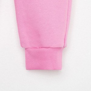 Костюм для девочки (худи, брюки) KAFTAN "Basic line", цвет розовый