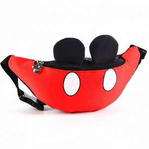 Сумка поясная текстильная "Mickey Mouse" Микки Маус