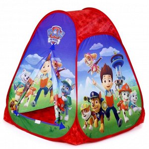 Игровая палатка «Щенячий патруль», в сумке 81x91x81 см