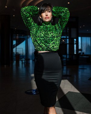 Рашгард Bona Fashion: Puff shirt Leo "Green"